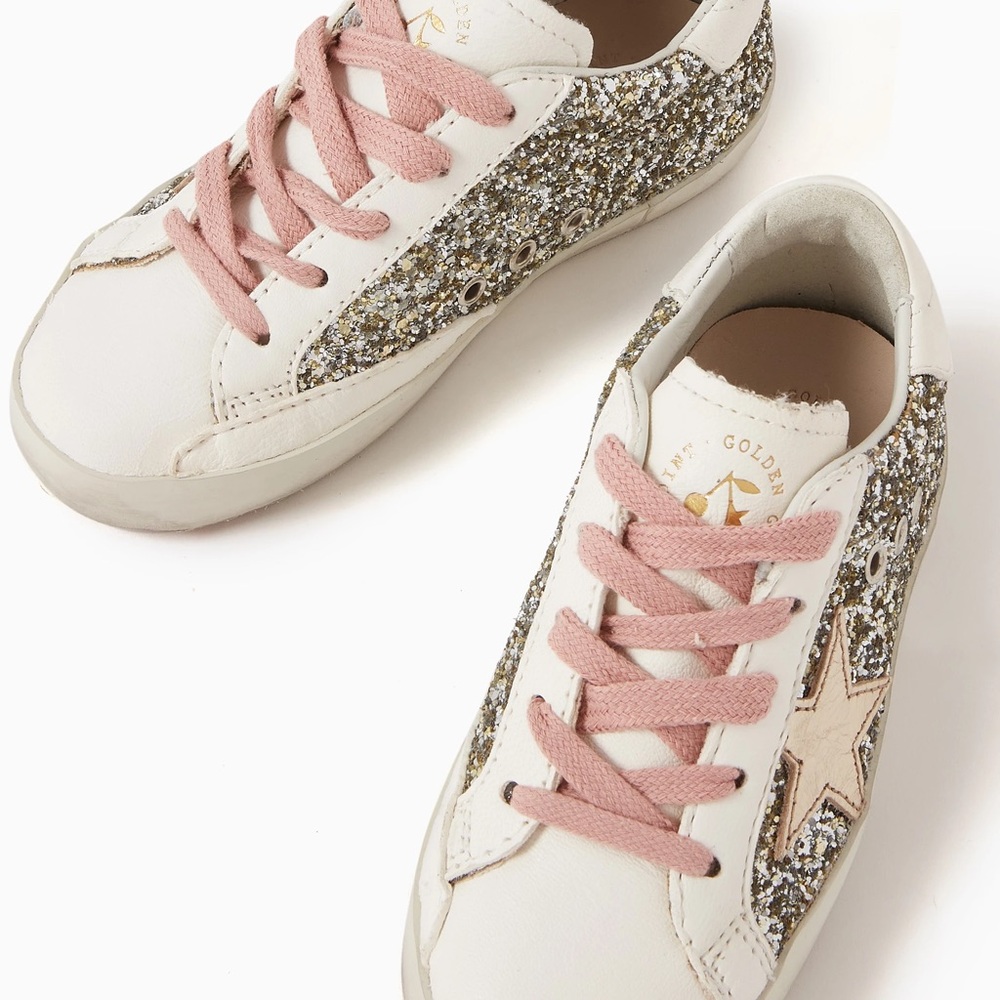Golden Goose x Bonpoint girls limited edition glitter sneakers - Picture 3 of 6